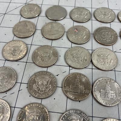 Kennedy Half Dollar Collection Total 