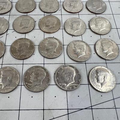 Kennedy Half Dollar Collection Total 