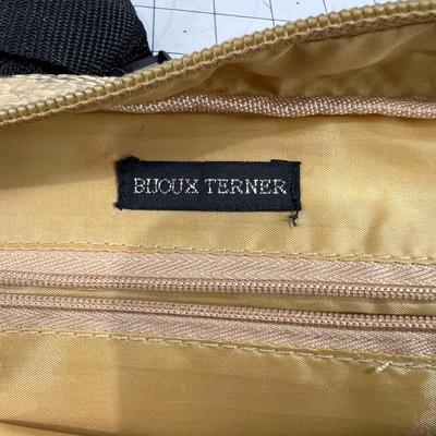 Faux Reptile Gold Fanny Pack BIJOUX TERNER