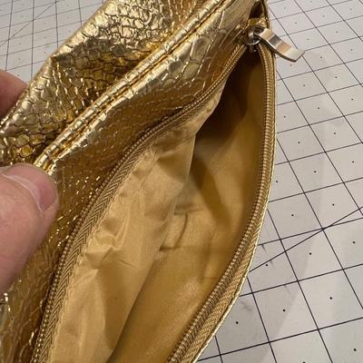 Faux Reptile Gold Fanny Pack BIJOUX TERNER