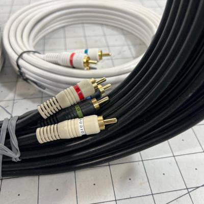 3 Sets of High End Audio / Visual Cabel 