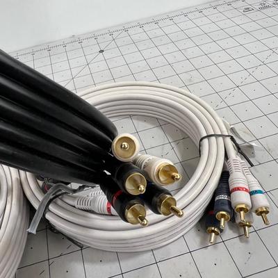 3 Sets of High End Audio / Visual Cabel 
