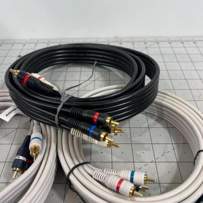 3 Sets of High End Audio / Visual Cabel 