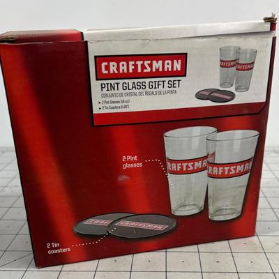 CRAFTSMAN 2 Tumblers with Caps, New 