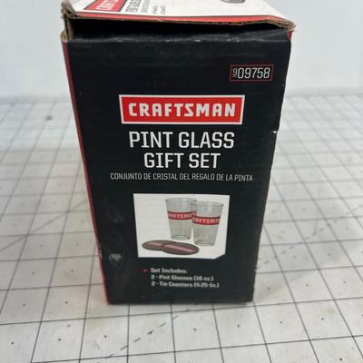 CRAFTSMAN 2 Tumblers with Caps, New 