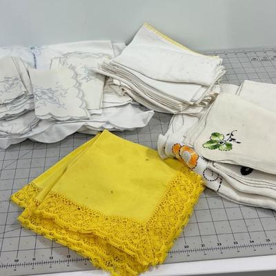 Cut Out Lace, Bridge Set, Napkins Plus more