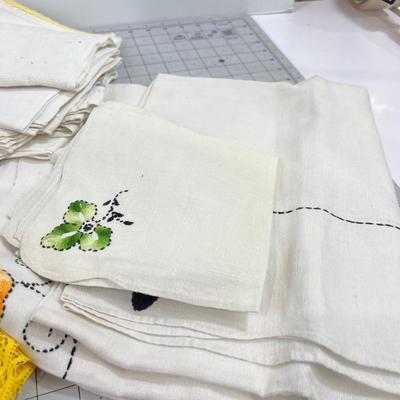 Cut Out Lace, Bridge Set, Napkins Plus more