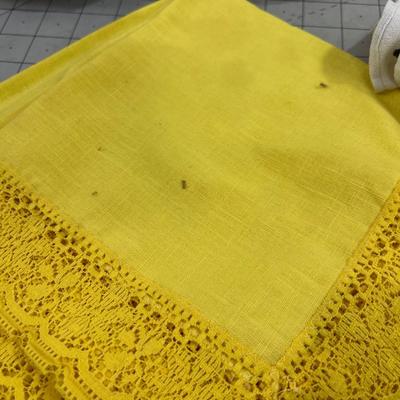 Cut Out Lace, Bridge Set, Napkins Plus more