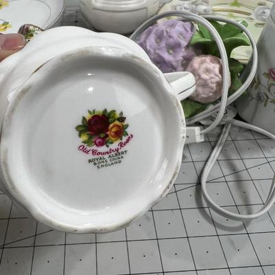 Collection of China, Hand Painted Dishes etc.