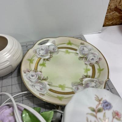 Collection of China, Hand Painted Dishes etc.