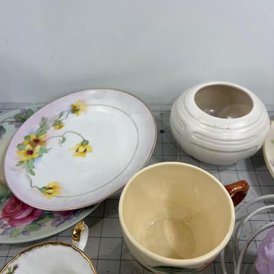 Collection of China, Hand Painted Dishes etc.