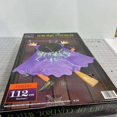 44" Out of Control WITCH, Hangs on the Door, New 
