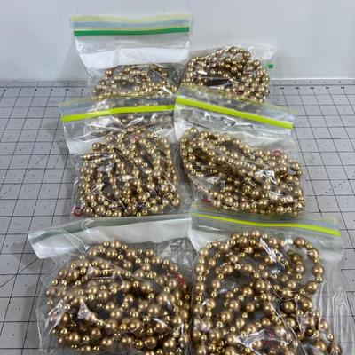 Gold Plastic Garland 