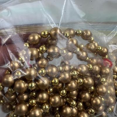 Gold Plastic Garland 