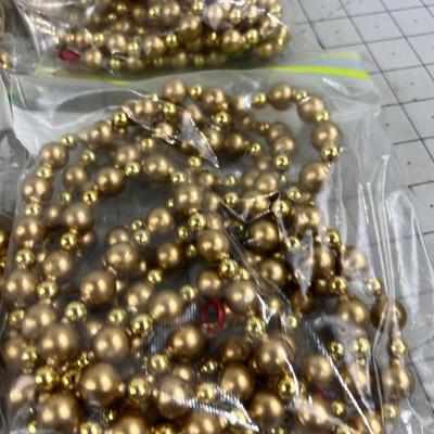 Gold Plastic Garland 