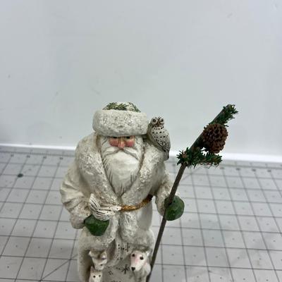 Resin Old Looking Santa