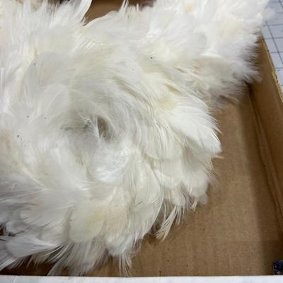 White Feather Center Piece and Angel Wings