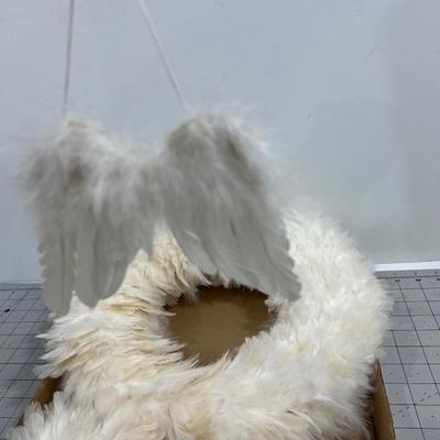 White Feather Center Piece and Angel Wings