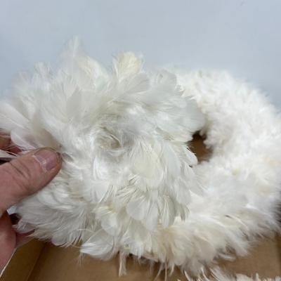 White Feather Center Piece and Angel Wings