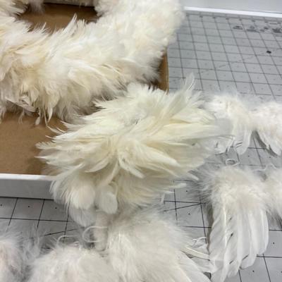 White Feather Center Piece and Angel Wings