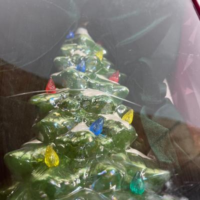 24 K Gold Accents Light up Ceramic Tree 