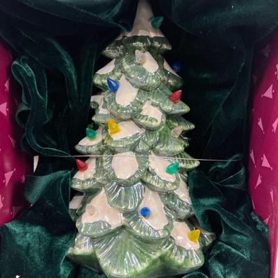 Another 24 K Gold Accents Light up Ceramic Tree 