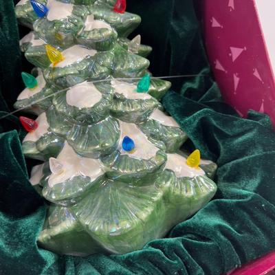 Another 24 K Gold Accents Light up Ceramic Tree 