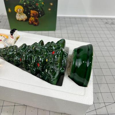 Merry Christmas Hostess Tree Hostess Set HAND PAINTED by AVON 