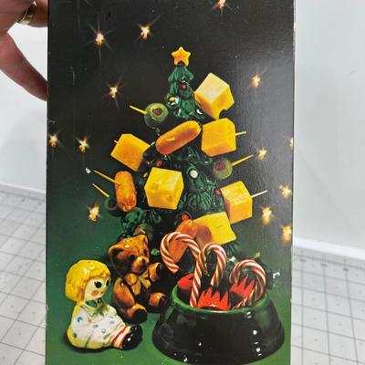 Merry Christmas Hostess Tree Hostess Set HAND PAINTED by AVON 