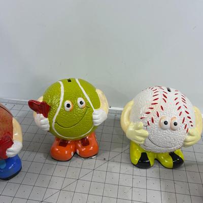 (4) Ceramic BALL Banks!!