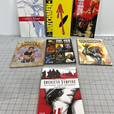 7 Mixed Lot of Graphic Novels
