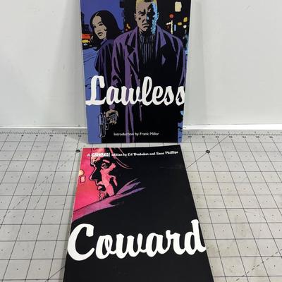2 Graphic Novels, LAWLESS and COWARD