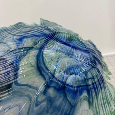 BEAUTIFUL - Murano Blue Green Bowl