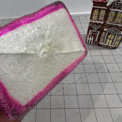 (3) Christopher Radko House Ornaments