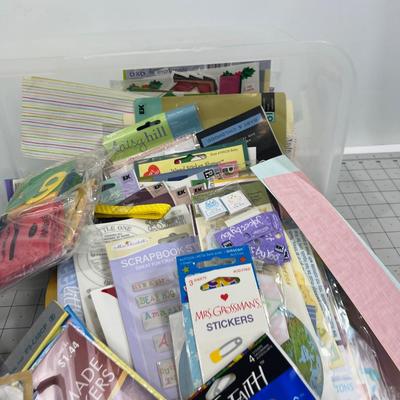 Giant Tub of Scrap Booking Stickers 