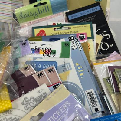 Giant Tub of Scrap Booking Stickers 