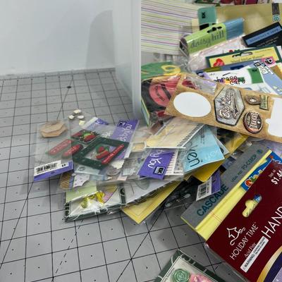 Giant Tub of Scrap Booking Stickers 