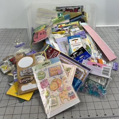 Giant Tub of Scrap Booking Stickers 