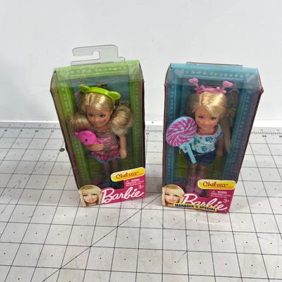 (2) Barbie  5"Chelsea Dolls 