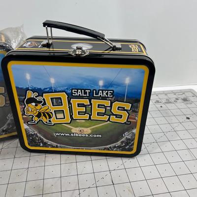 (2) Salt Lake BEES Lunch Boxes 
