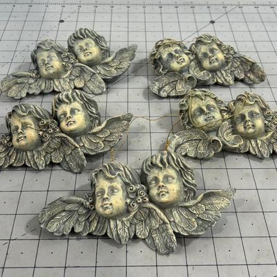 Angel Ornament (5) NEW Resin Material 