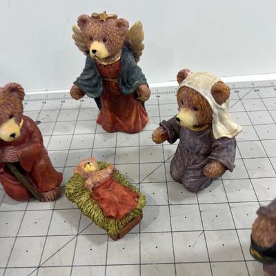Holy Nativity BEARS with Baby Bear Jesus 