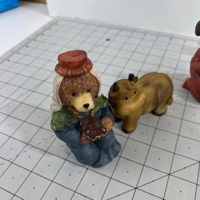 Holy Nativity BEARS with Baby Bear Jesus 