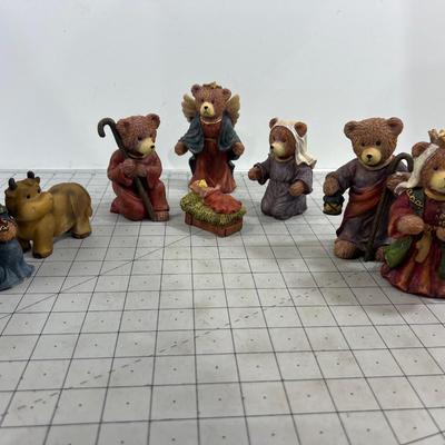 Holy Nativity BEARS with Baby Bear Jesus 