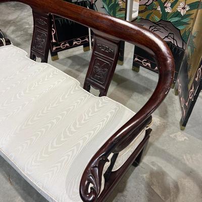 Rosewood Asian Sofa 