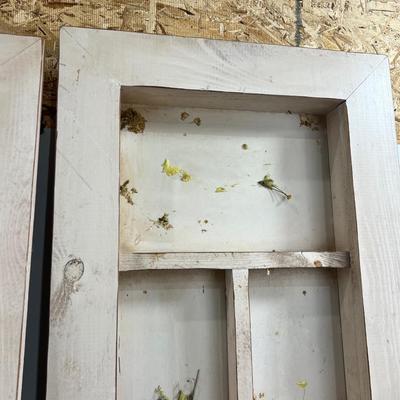 Pair of Rustic Shadow Boxes 