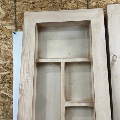 Pair of Rustic Shadow Boxes 