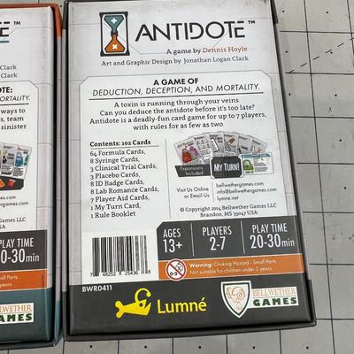 2 Games Titles ANTIDOTE 