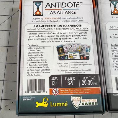 2 Games Titles ANTIDOTE 
