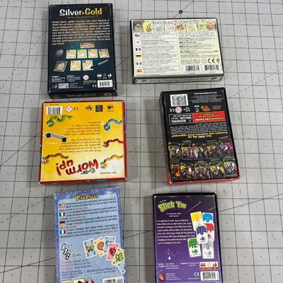 (6) 2+ Player Games: Worm Up, Let's Dig for Treasure, And More